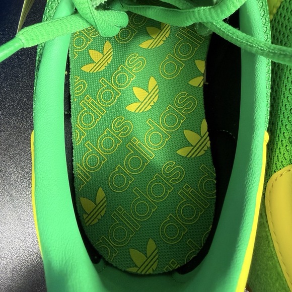 Adidas Handball Spezial Men's Athletic Sneakers New Size 11 Green Yellow JH5444 - Picture 10 of 14